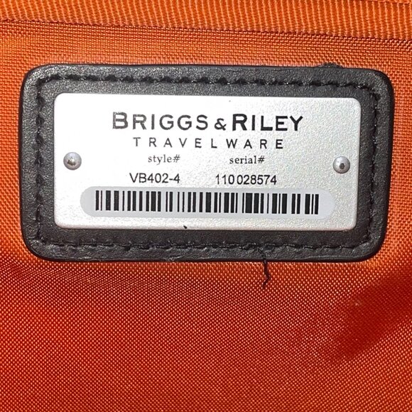 Briggs & Riley Mens Black Nylon Adjustable Strap Spacious Laptop Briefcase Sz L - Picture 5 of 16